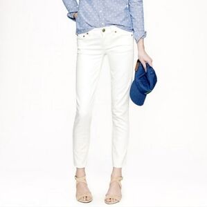 J.Crew White Cropped Matchstick Jeans